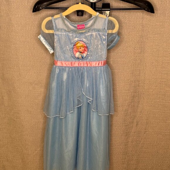 Disney - Cinderella - Girls Sleeveless Sleeping Dress - Size 4 - Picture 2 of 6